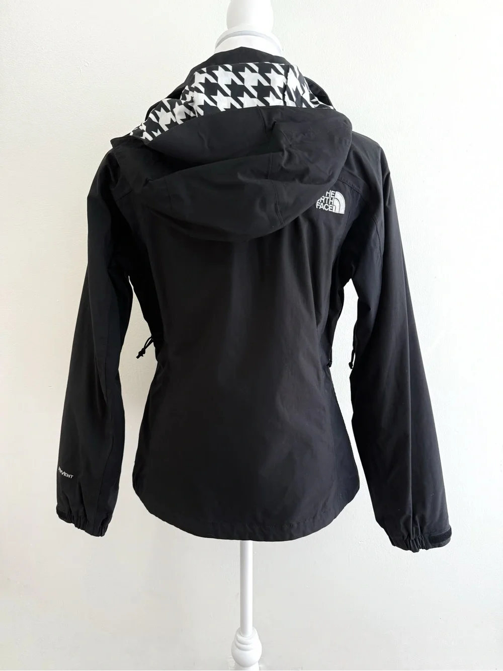 THE NORTH FACE BLACK SNOW SKI HOODED JACKET - Picture 4 of 11